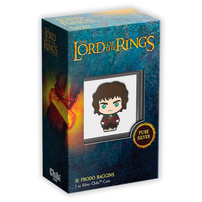 2021 Frodo Baggins Chibi Collection 1 oz Silver Coin - New Zealand Mint