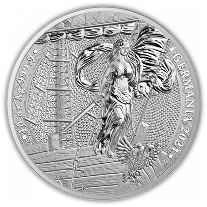 2021 Germania 10 Oz Silver - Germania Mint - Brilliant Uncirculated