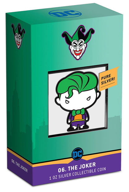 2021 Joker Chibi Collection 1 oz Silver Coin - New Zealand Mint