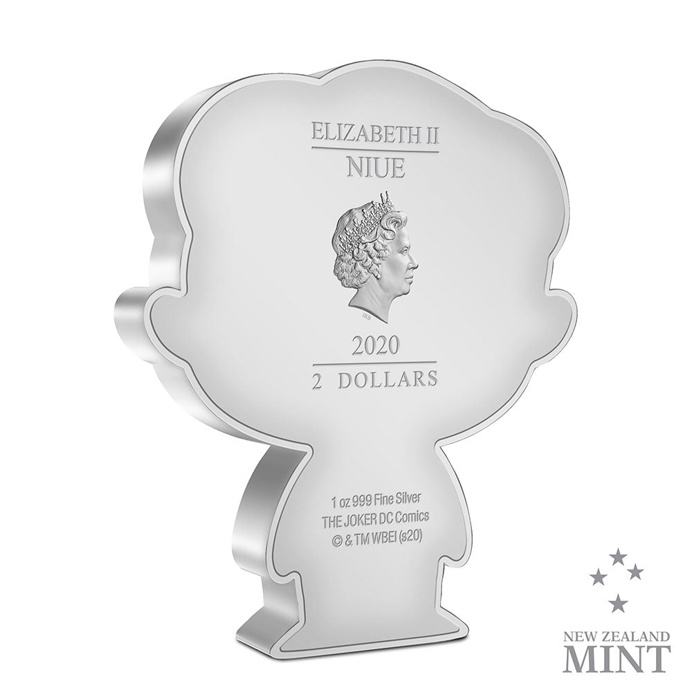 2021 Joker Chibi Collection 1 oz Silver Coin - New Zealand Mint