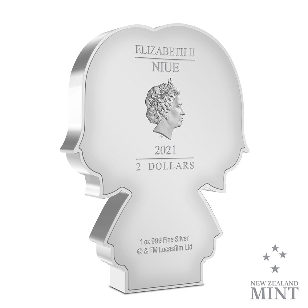 2021 Luke Skywalker Chibi Collection 1 oz Silver Coin - New Zealand Mint