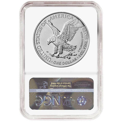 2021 Silver Eagle - Business Strike - Type 2 - NGC MS70 Brown Label