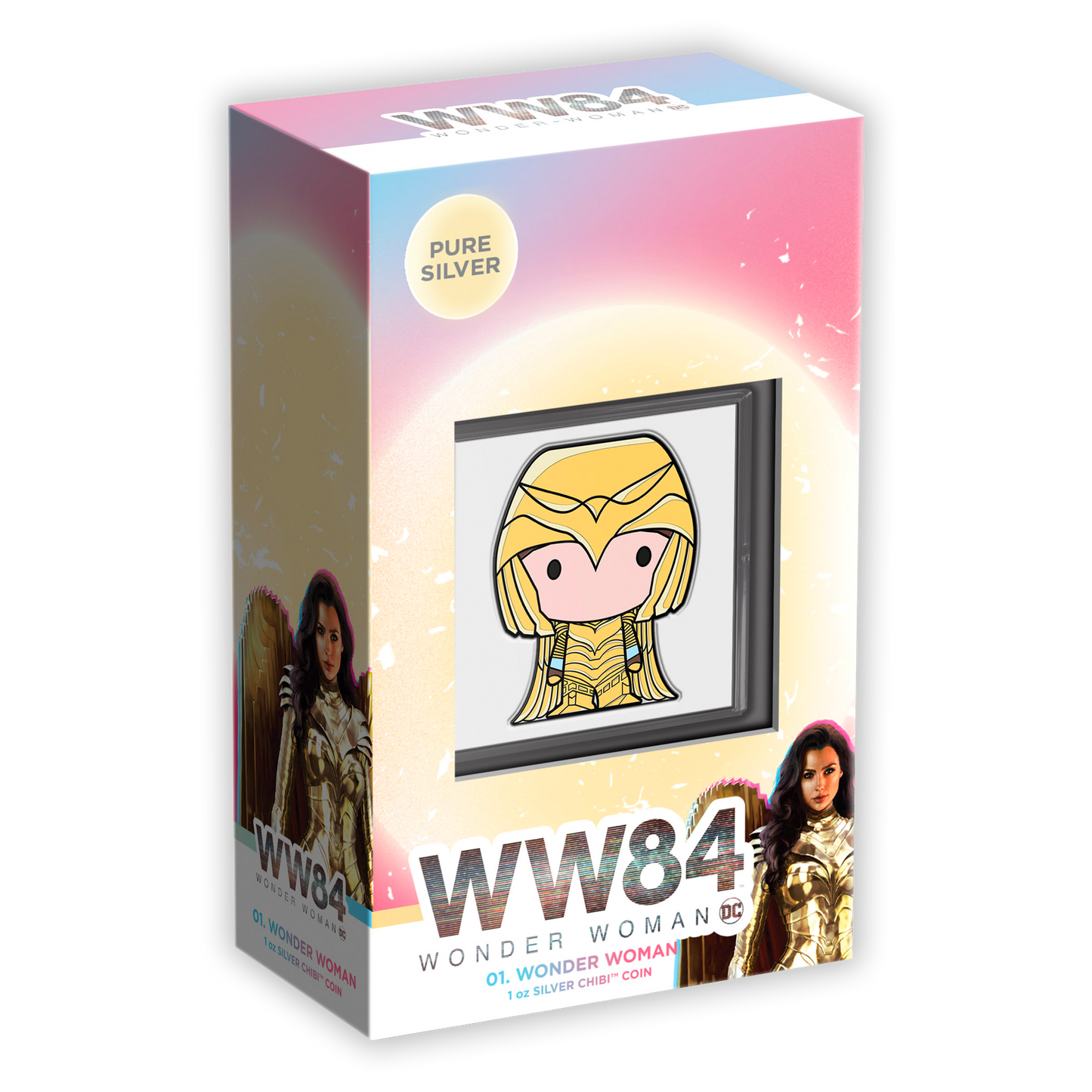 2021 Wonder Woman 1984 Chibi Collection 1 oz Silver Coin - New Zealand Mint