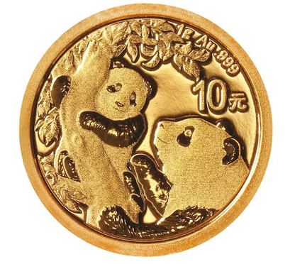 2021 Panda 1 gram .9999 Fine Gold - China Mint