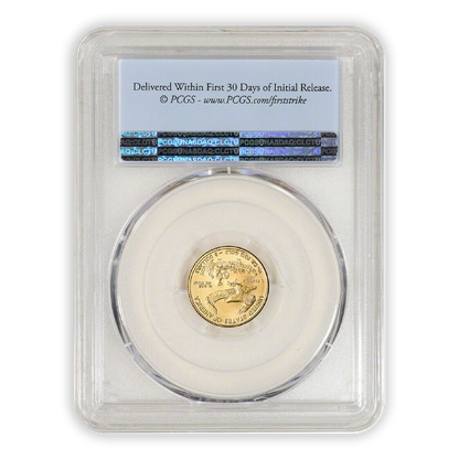 2021 $5 Gold Eagle 1/10th oz - Business Strike - Type 1 - PCGS MS70 FS First Strike Flag Label