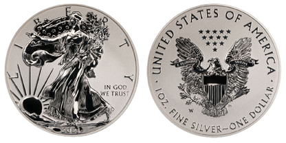 2021 (W) Silver Eagle Type 1 Reverse Proof in Capsule