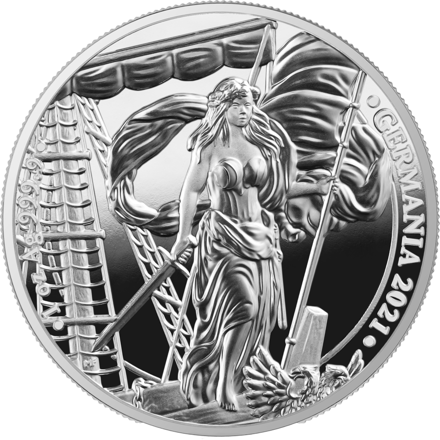 2021 Germania 1 Oz Silver - Germania Mint - Proof