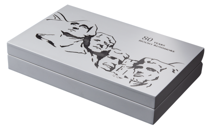 2021 Mount Rushmore 80th Anniverary 1 oz .999 Silver 4 Bar Set - Barbados