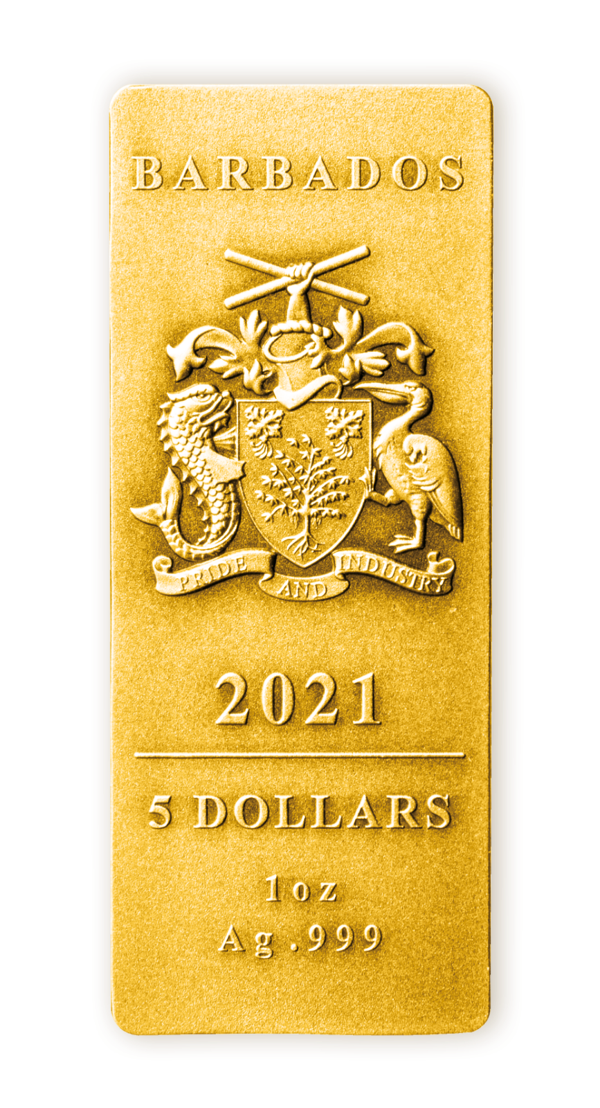 2021 Mount Rushmore 80th Anniverary 1 oz .999 Silver 4 Bar Set - Barbados