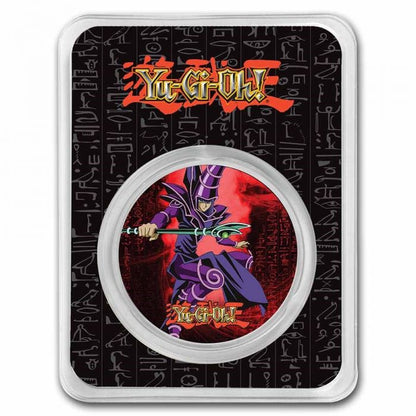 2022 Niue Yugi-Oh! 25th Anniversary Dark Magician - 1oz .999 Silver Colorised Coin