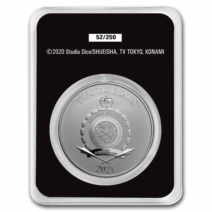 2022  Niue YuGiOh Red Eyes Black Dragon - 1oz .999 Silver Coin