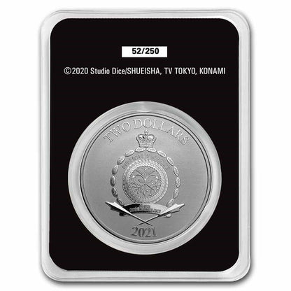 2022  Niue YuGiOh Red Eyes Black Dragon - 1oz .999 Silver Coin