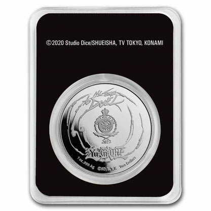 2022  Niue Yugi-Oh! 25th Anniversary Yami Yugi  - 1oz .999 Silver Colorised Coin