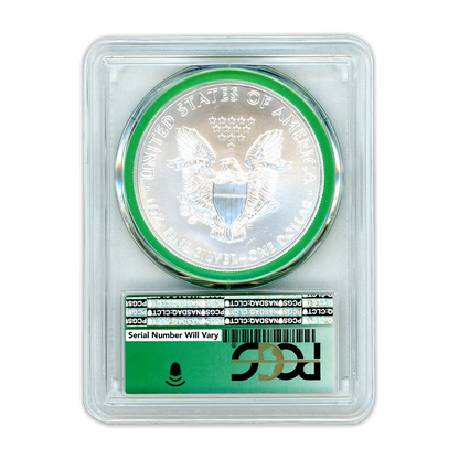 2021 American Silver Eagle - Business Strike - PCGS MS69 Monster Box Label
