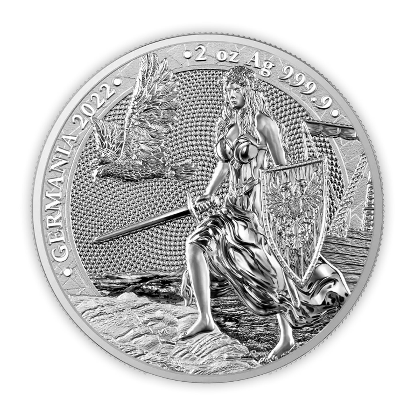 2022 2 oz Germania Brilliant Uncirculated