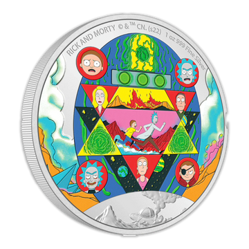 2022 Niue Rick and Morty - 1oz Silver Coin