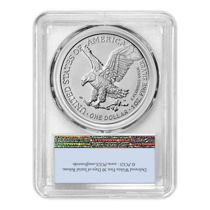 PREORDER - 2022 Silver Eagle - PCGS MS70 FS First Strike Flag Label