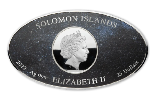 2022 Planets of the Solar System 1 kilo Silver -  Solomon Islands