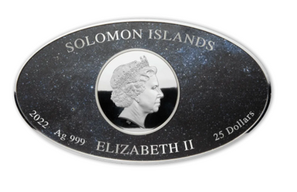 2022 Planets of the Solar System 1 kilo Silver -  Solomon Islands