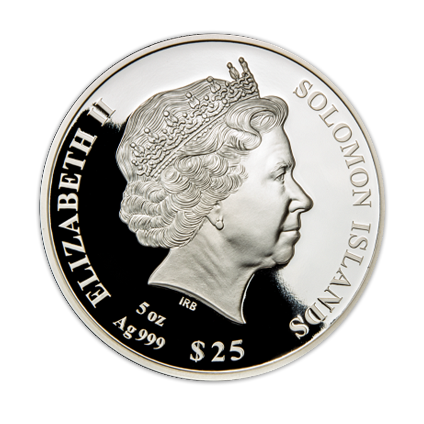 2022 5 oz Solomon Islands Silver RMS Titanic - Mother of Pearl