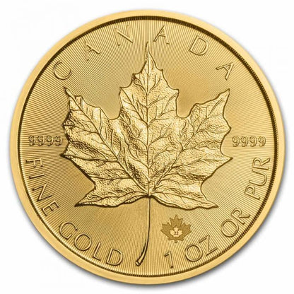 2022 Canada Maple Leaf  1 Oz .999 Gold