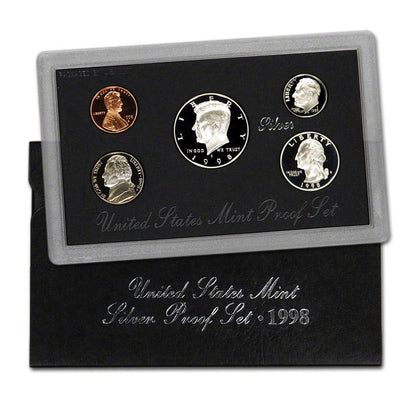 1998 Silver Proof Set - 5 Coins