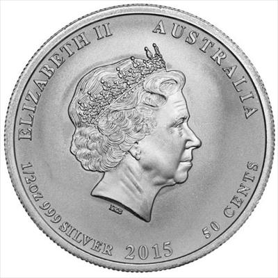 2015 Australian Battle of the Coral Sea Coin - 1/2 oz - .999 Silver