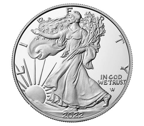 2022-S American Silver Eagle San Francisco - 1 Oz .999 Proof Coin