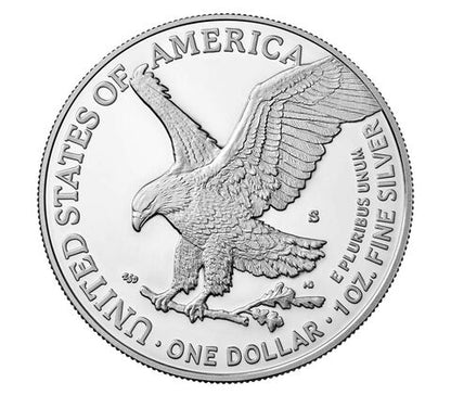 2022-S American Silver Eagle San Francisco - 1 Oz .999 Proof Coin