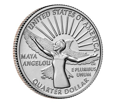 2022 S American Women Quarter Roll - Maya Angelou