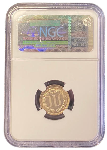 1873 Three Cent Silver - Closed 3 - NGC PF66