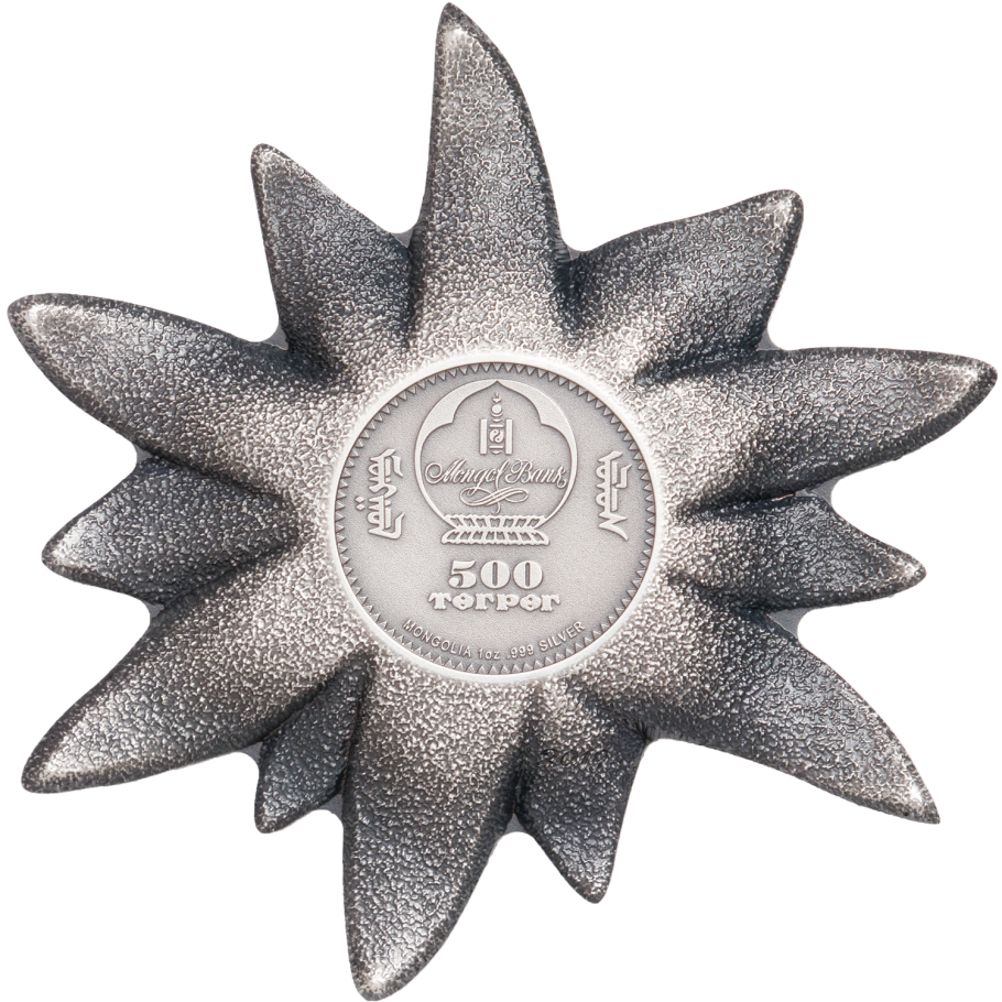 2019 Mongolian Edelweiss Mountain Star Silver in OGP