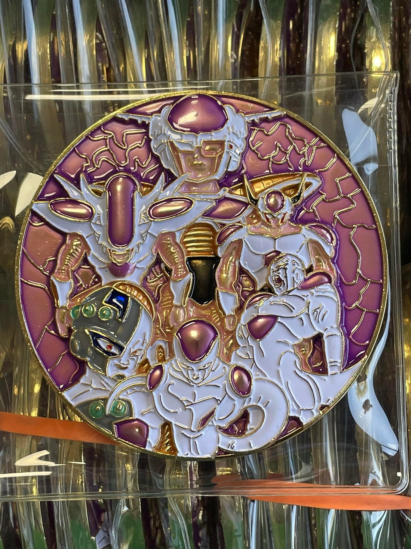 Dragonball Z Frieza Resurrection F Brass Medallion
