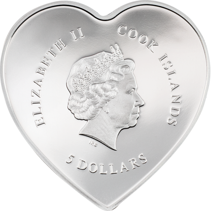 2022  Cook Islands Brilliant Love - 20gram .999 Silver Proof Coin