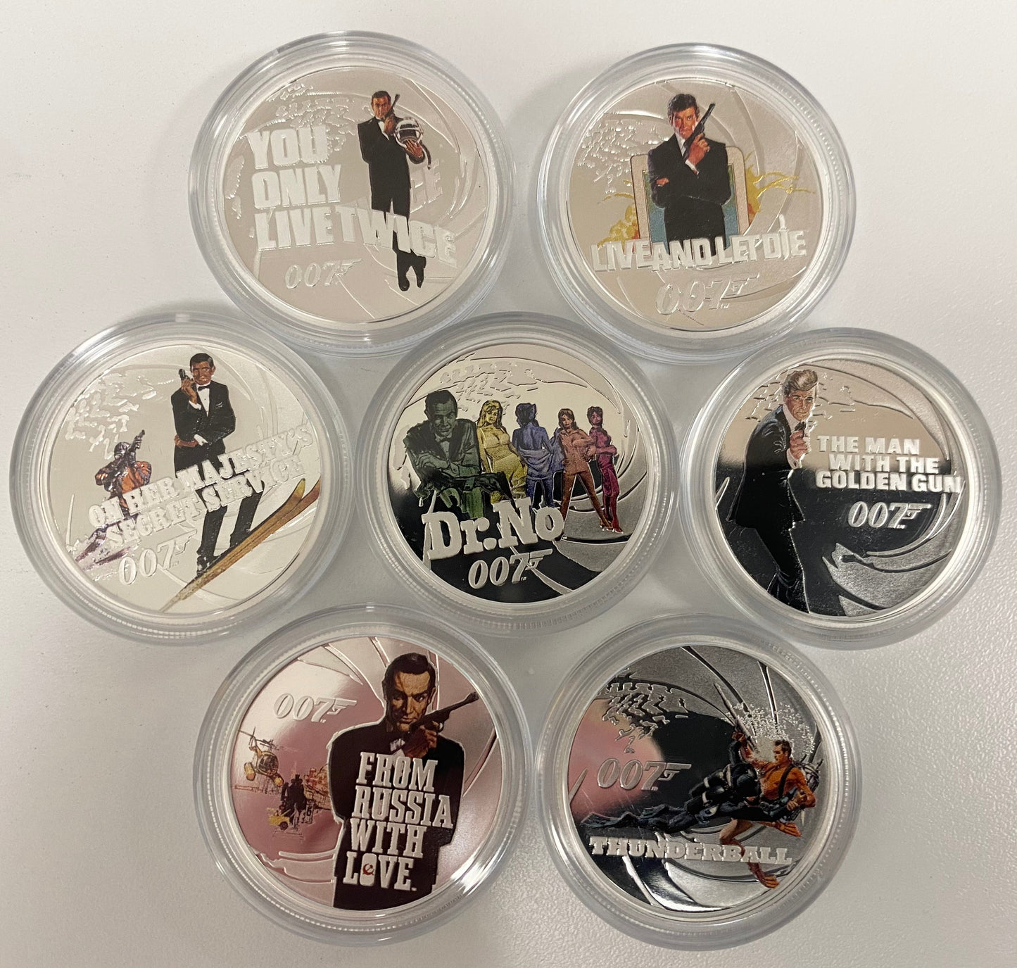 2021 James Bond 1/2 oz Silver Proof Grab Bag