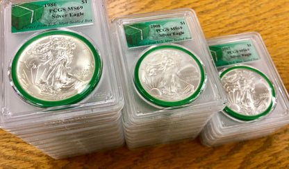 Monster Box Silver Eagle Grab Bag Certified MS69