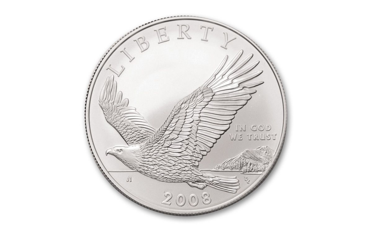 2008 Bald Eagle Commemorative Silver Dollar Philadelphia