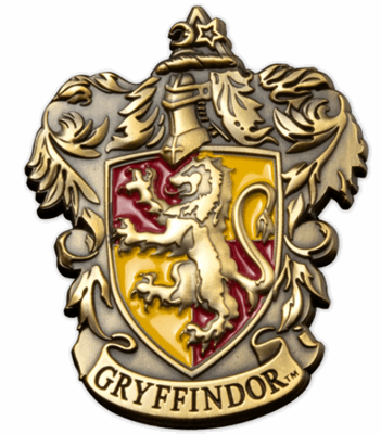 2021 Harry Potter - Hogwarts House Crest Gryffindor -  65.5 – 72.5 g - Iron with matt gold plating