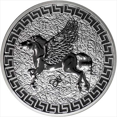 2022 1 oz St Helena Pegasus .999 Silver Coin - Brilliant Uncirculated