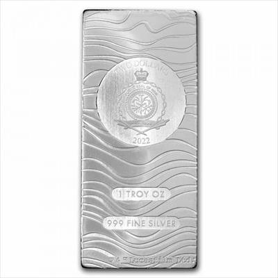 2022  Niue Star Wars - Beskar Bar 1 oz .999 Silver Coin