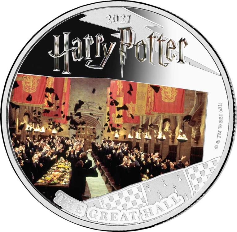 2021 Samoa - The Great Hall  Colourised Silver Proof Coin