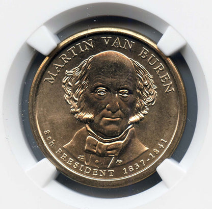 2008 Martin Van Buren Error - Missing Edge Lettering