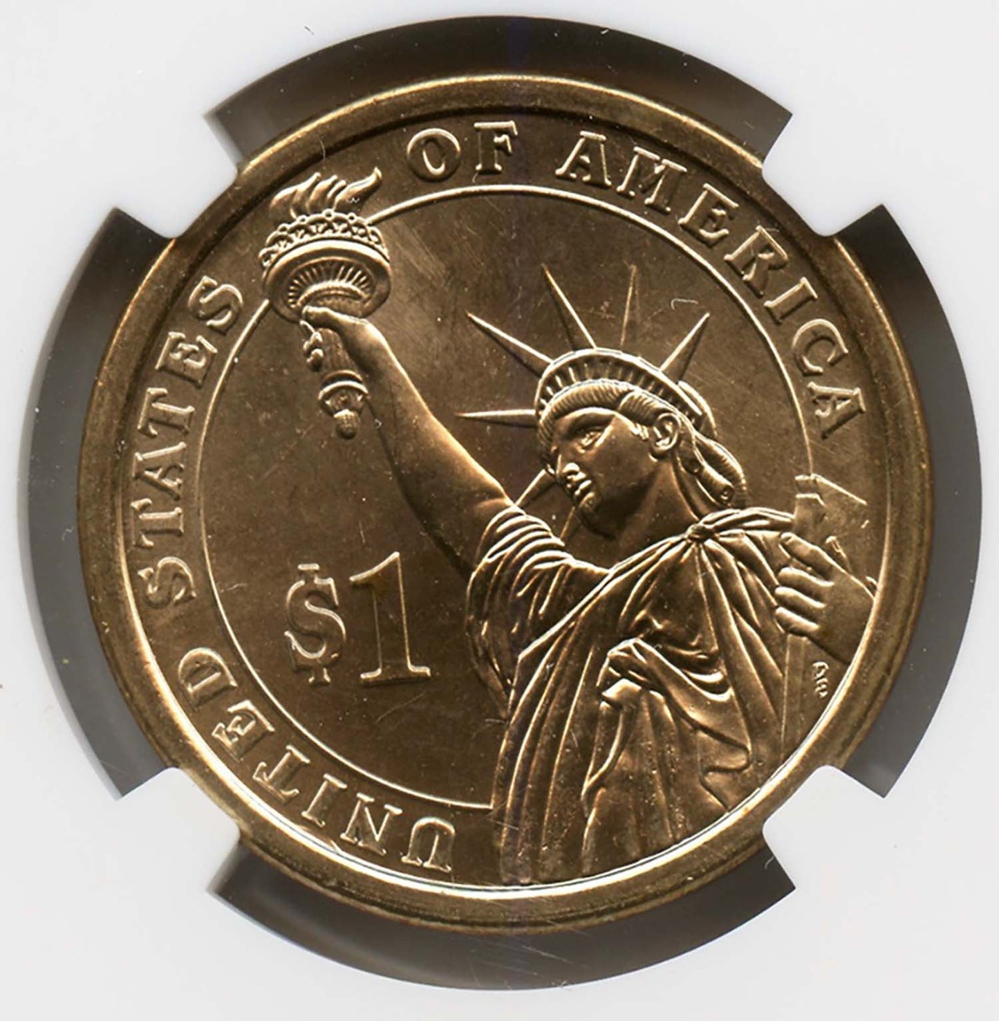 2008 Martin Van Buren Error - Missing Edge Lettering