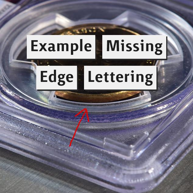 2008 Martin Van Buren Error - Missing Edge Lettering