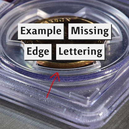 2008 Martin Van Buren Error - Missing Edge Lettering