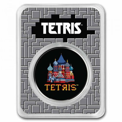 2021 Niue Tetris- St Basil's Cathedral - 1 oz Silver Coloured Coin