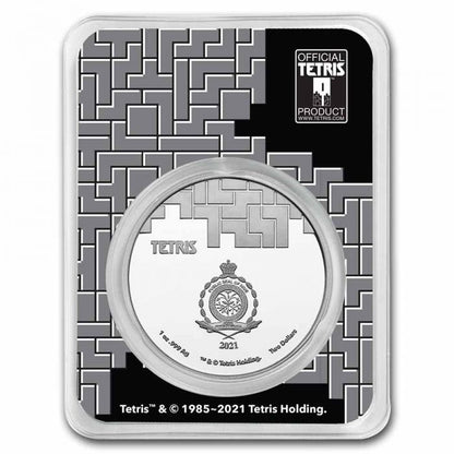 2021 Niue Tetris- St Basil's Cathedral - 1 oz Silver Coloured Coin