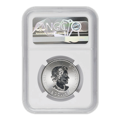 2018 1/2oz Silver Canadian $2 Polar Bear NGC MS69