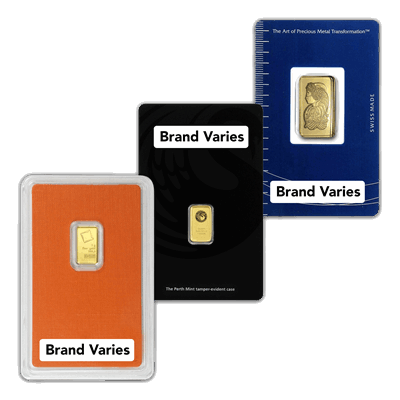 Gold Bar - 1 gram - .999 Pure Gold