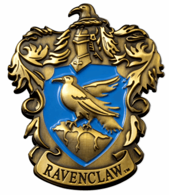 2021 Harry Potter - Hogwarts House Crest Ravenclaw -  67.5 – 74.5 g - Iron with matt gold plating